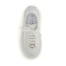 Casadei White Pearl Platform Sneakers