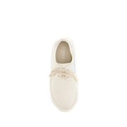 Marsell White Cotton Oxfords And Derbies