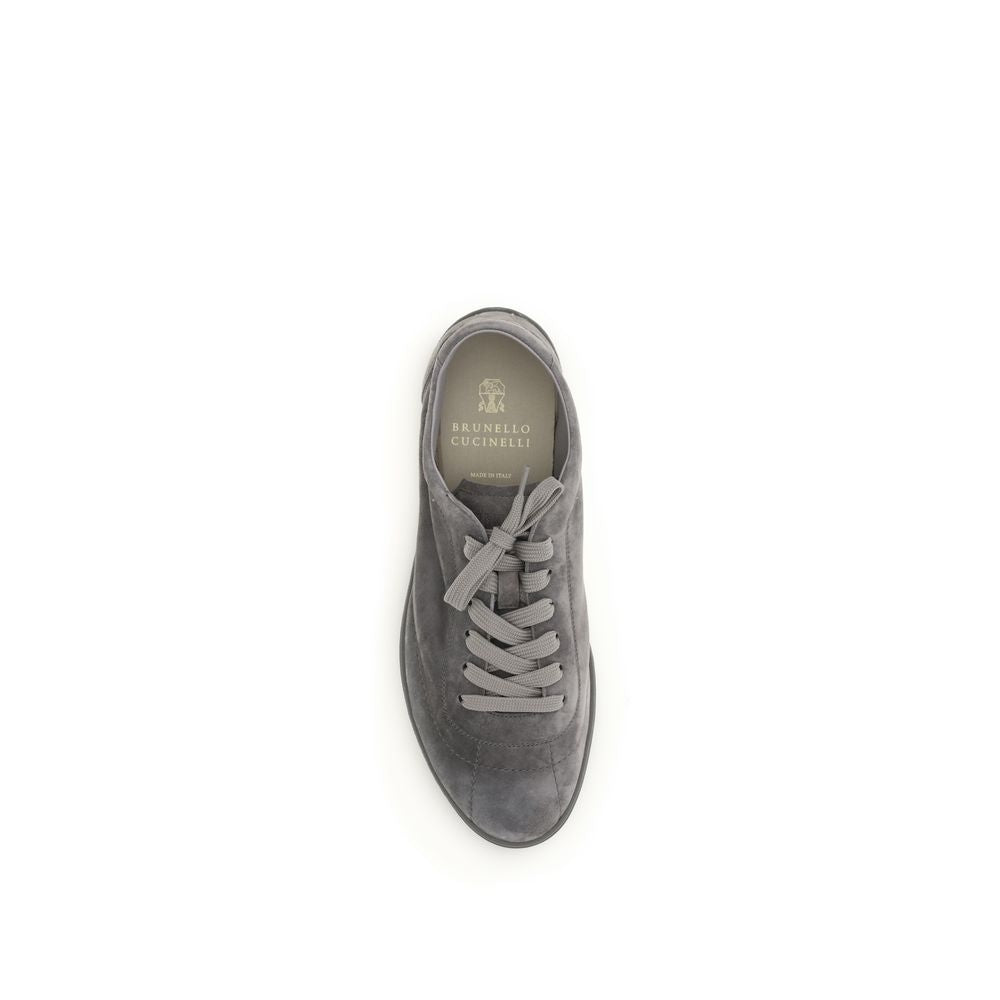 Brunello Cucinelli Gray Low Top Men's Sneakers
