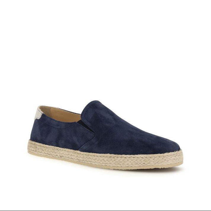 Brunello Cucinelli Navy Suede Men's Espadrilles