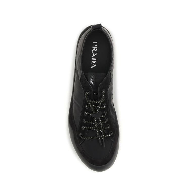 Prada Black Milano Athletic Sneakers