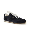 Prada Blue Suede Two-Tone Low-Top Sneakers
