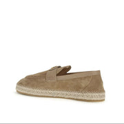 Valentino Garavani Beige Calf Leather Bos Taurus Espadrilles