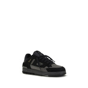 Axel Arigato Black Calf Leather Bos Taurus Athletic Sneakers