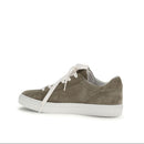 Brunello Cucinelli Warm Gray Suede Women's Sneakers
