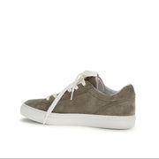 Brunello Cucinelli Gray Calf Leather Bos Taurus Low Top Sneakers
