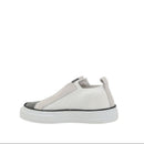 Brunello Cucinelli White Beaded Low Top Sneakers