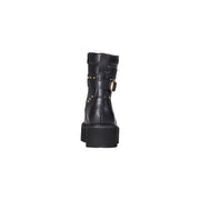 Cult Black Leather Lace-Up Boots