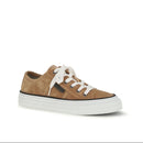 Brunello Cucinelli Beige Suede Women's Sneakers