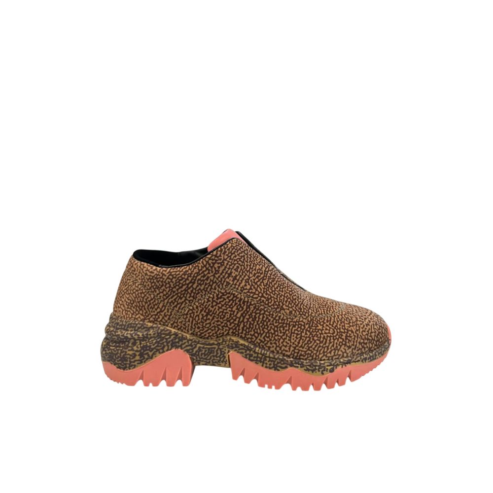 Borbonese Beige Genuine Leather Sneaker