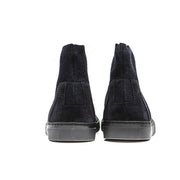 Mr&Mrs Italy Blue Leather Womens Ankle Boot
