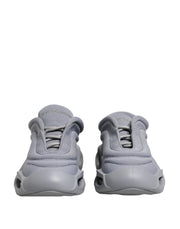Dolce & Gabbana Gray Slip On Wave Low Top Sneakers