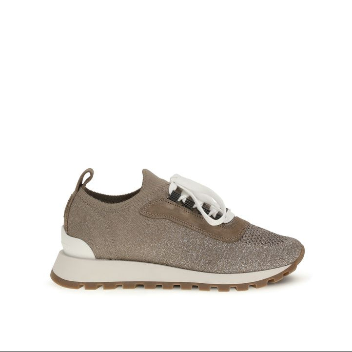 Brunello Cucinelli Beige Sneakers