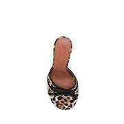 Amina Muaddi Multicolor Silk Sandals