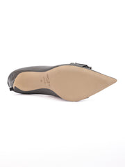 Jimmy Choo Storm Grey Patent Leather Chery 85 Pumps