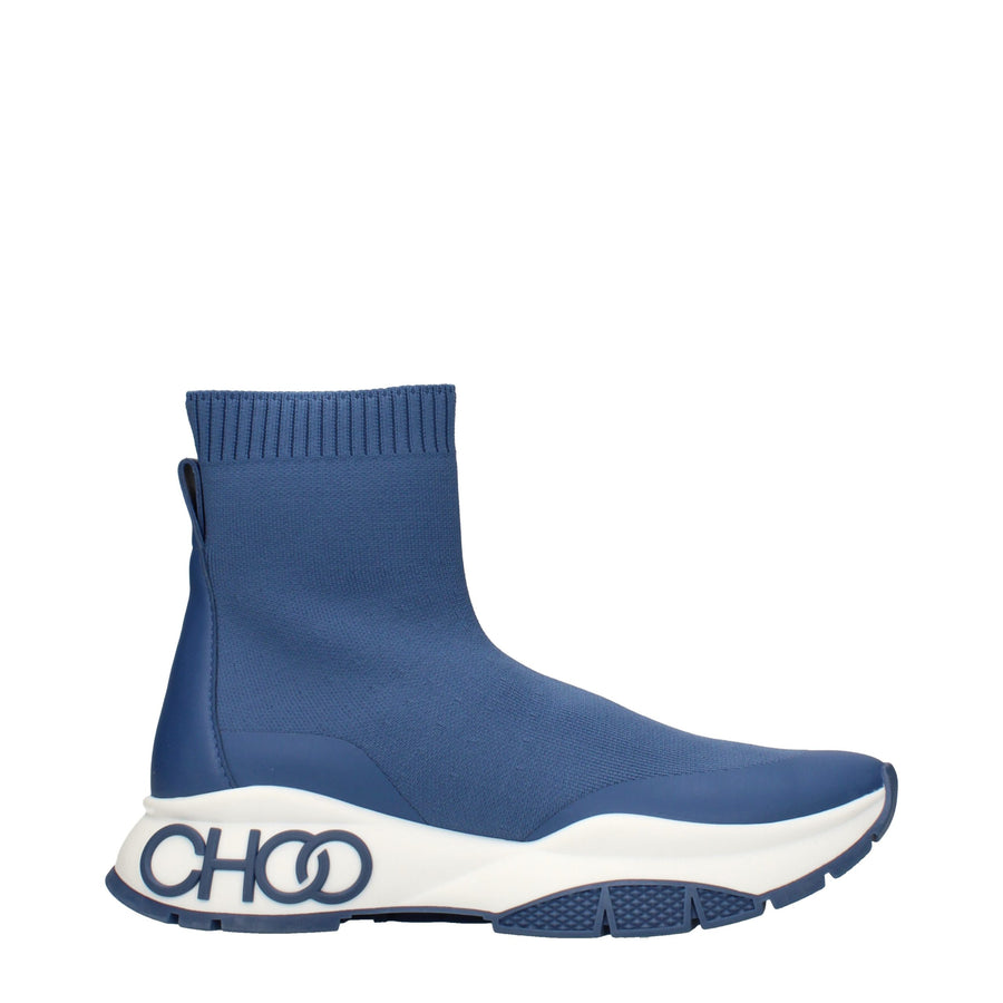 Jimmy Choo Blue Ankle Sneakers
