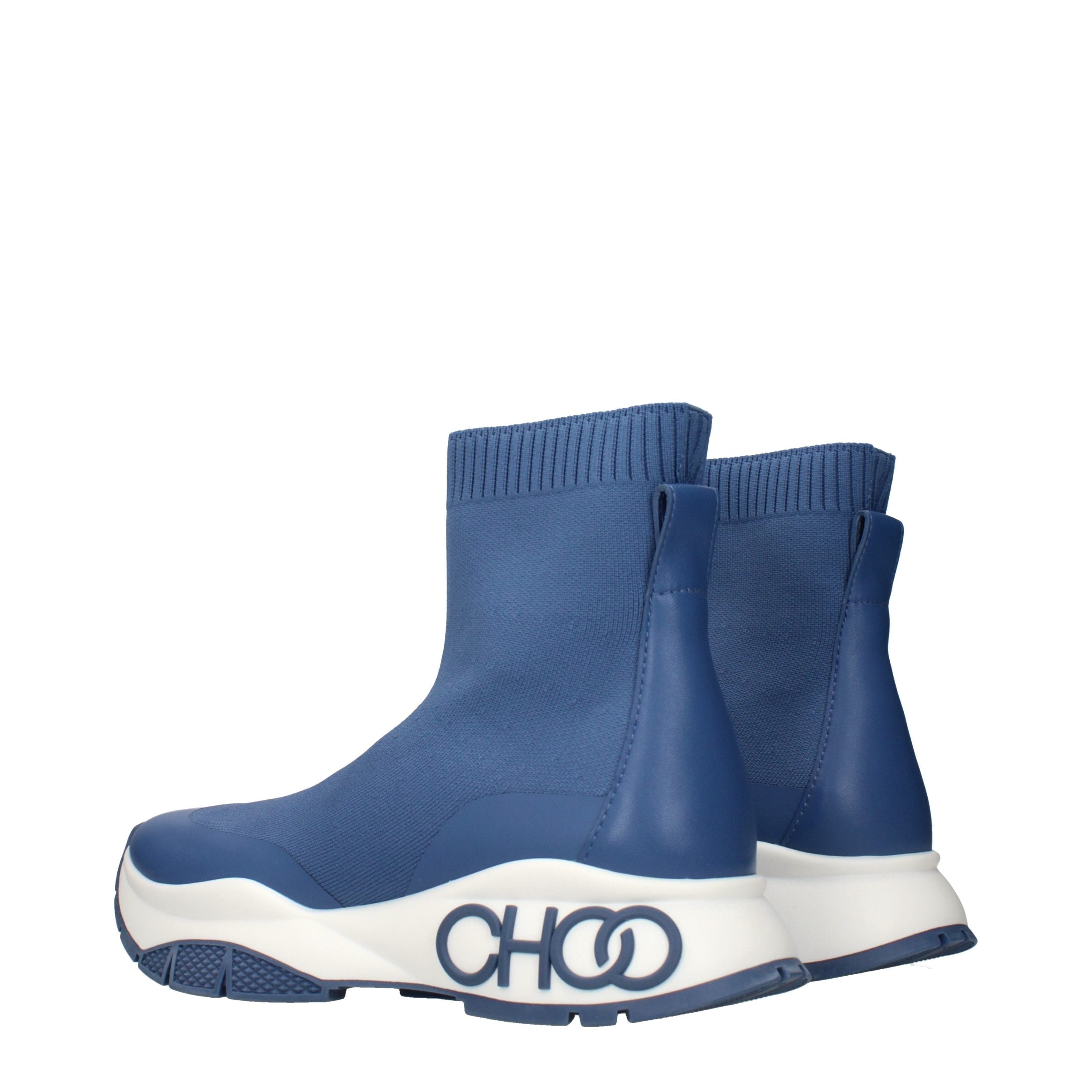 Jimmy Choo Blue Ankle Sneakers