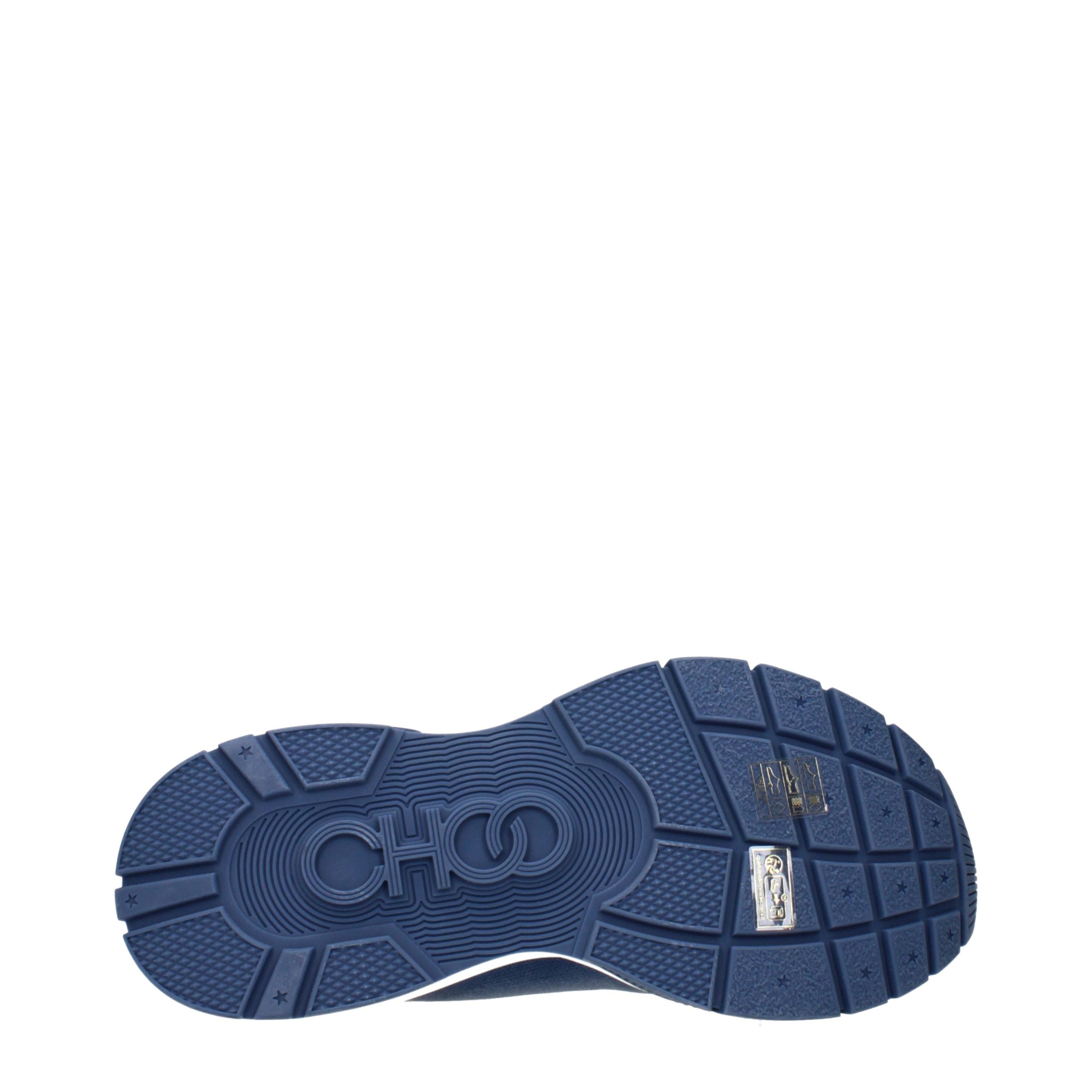 Jimmy Choo Blue Ankle Sneakers