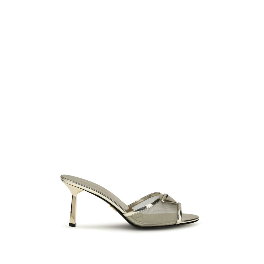 Prada Gold Sandals