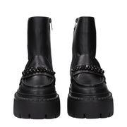 Jimmy Choo Black Leather Ankle Boots