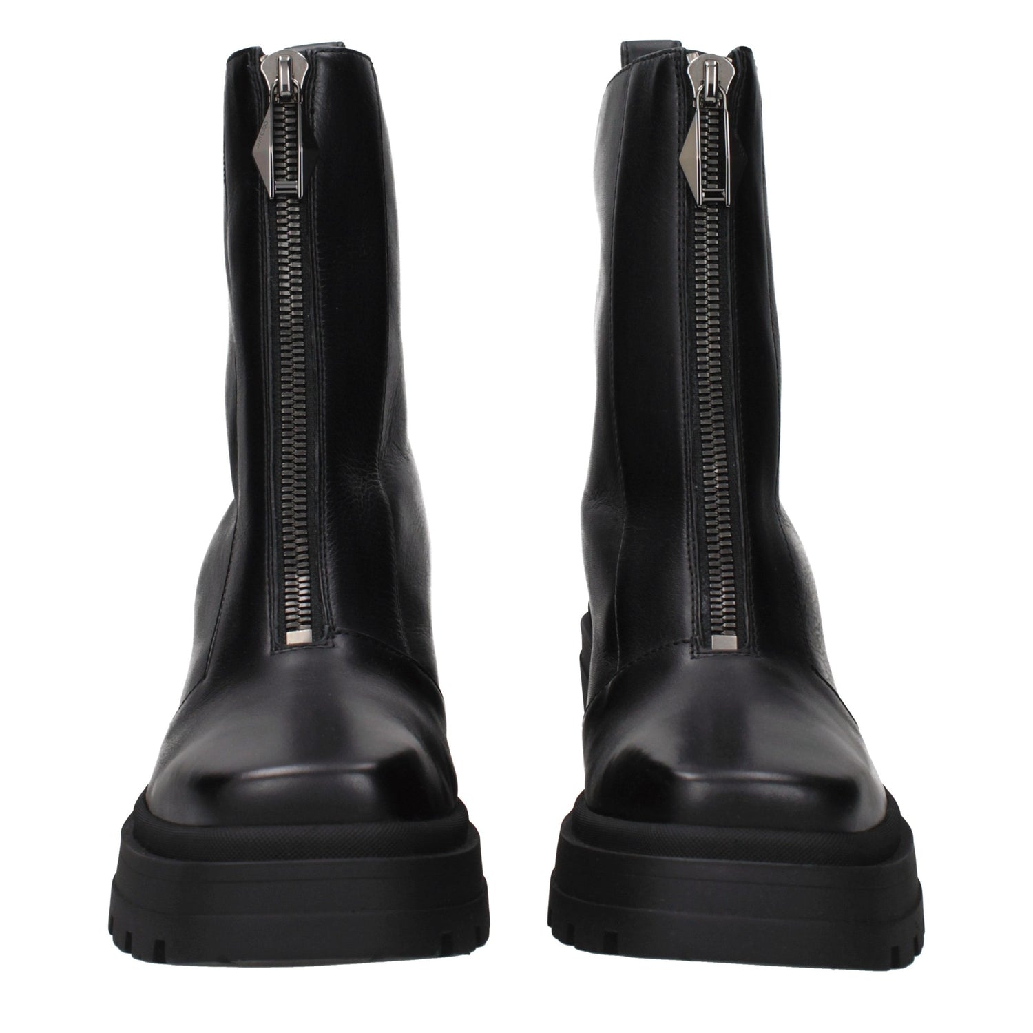 Jimmy Choo Black Leather Ankle Boots