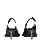 Jil Sander Black Leather Pumps