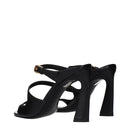Versace Black Leather Sandals