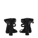 Versace Black Leather Sandals