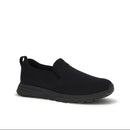 Prada Black Jersey Slip-On Sneakers
