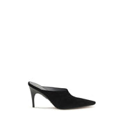 Balenciaga Black Suede Leather High Heel Pumps