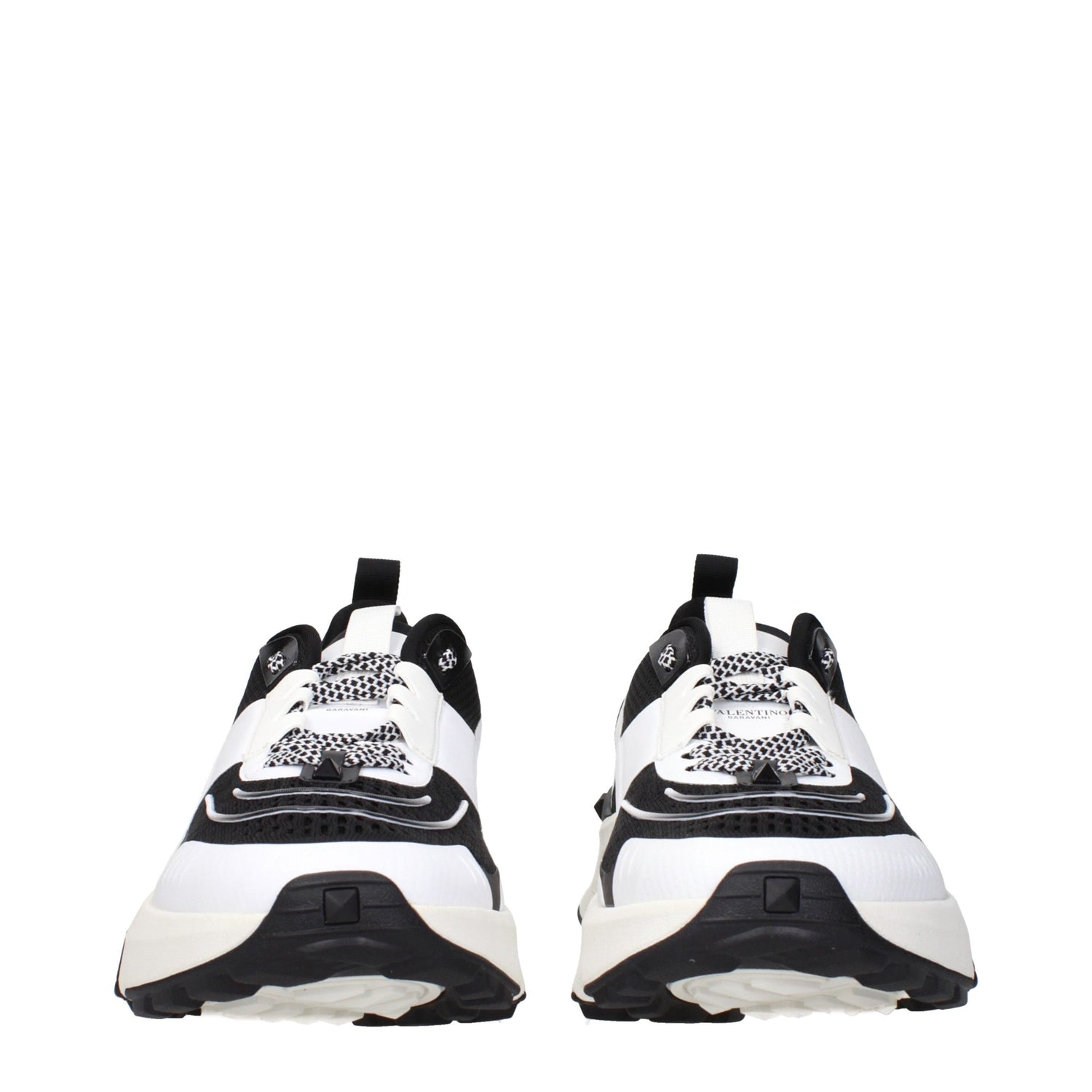 Valentino Garavani Black Fabric Athletic Sneakers