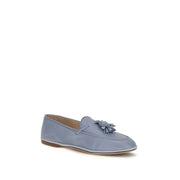 Fratelli Rossetti Blue Calf Leather Bos Taurus Slip-On Loafers