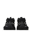 Versace Black Limited Crystal Net Sneakers