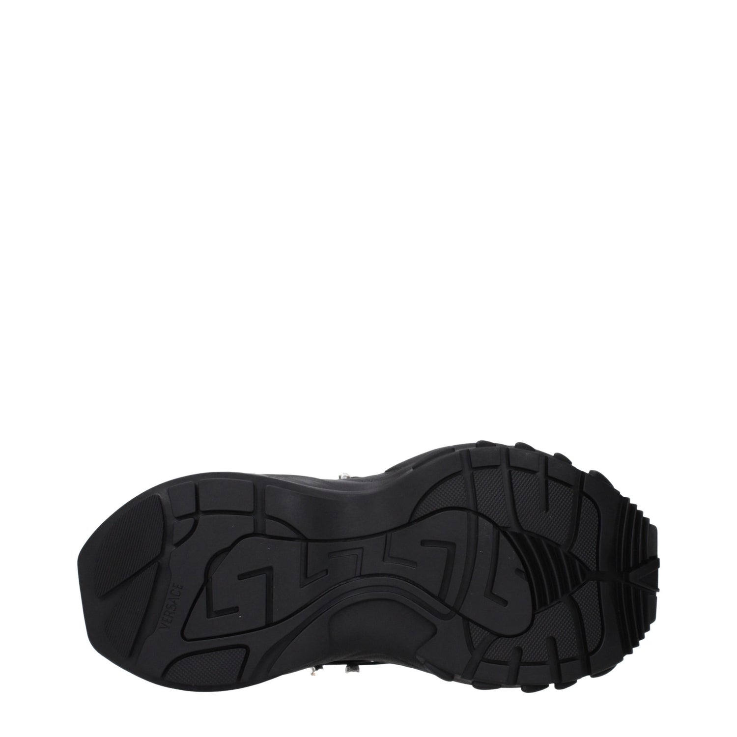 Versace Black Limited Crystal Net Sneakers