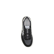 Premiata Black Calf Leather Bos Taurus Low Top Sneakers