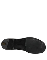 Dolce & Gabbana Black Leather Lace Up Derby Dress Men Shoes