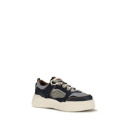 Fendi Multicolor Calf Leather Bos Taurus Athletic Sneakers