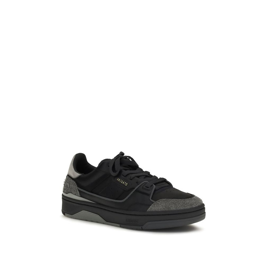 Axel Arigato Black Calf Leather Bos Taurus Low Top Sneakers