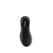 Prada Black Polyester Athletic Sneakers