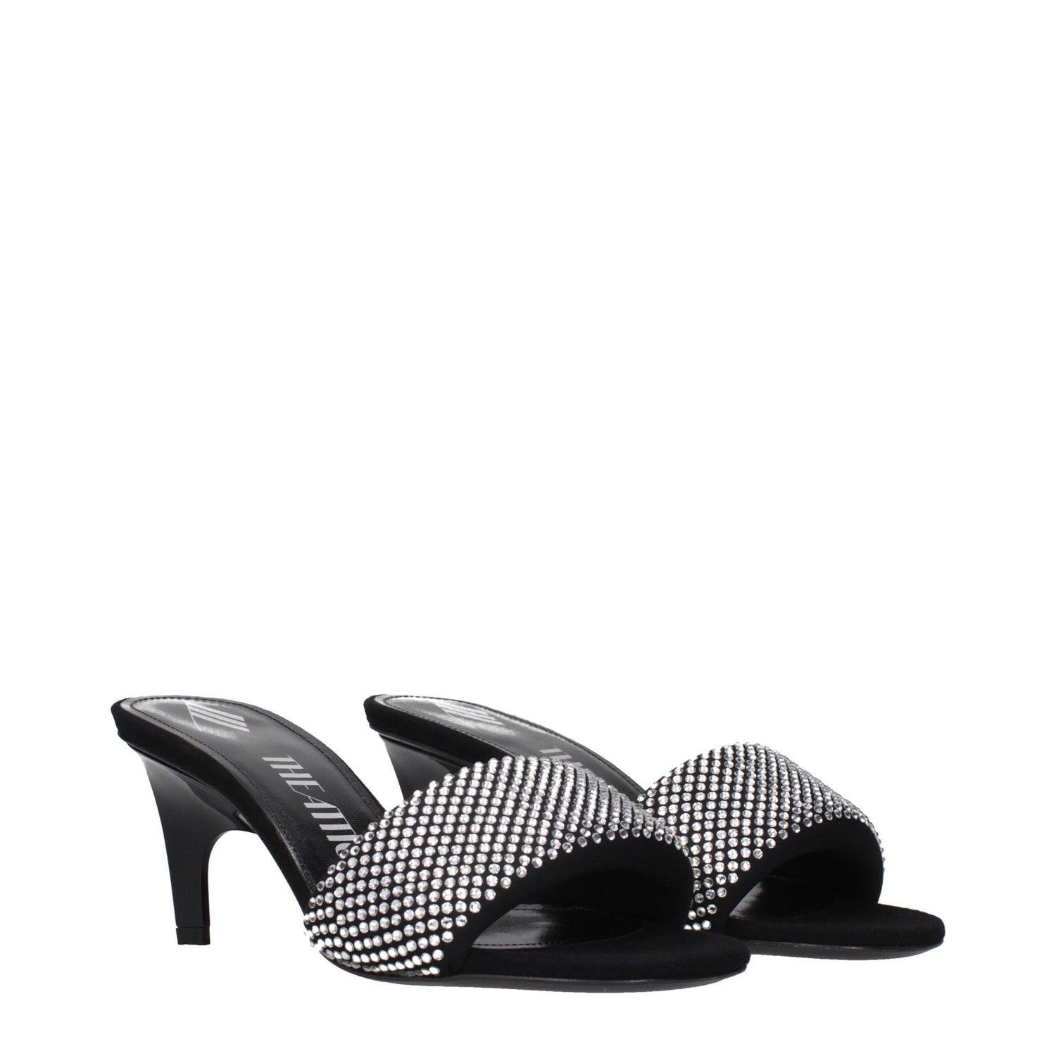 Prada Black Fabric Stiletto Heel Sandals