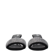 Prada Black Fabric Stiletto Heel Sandals