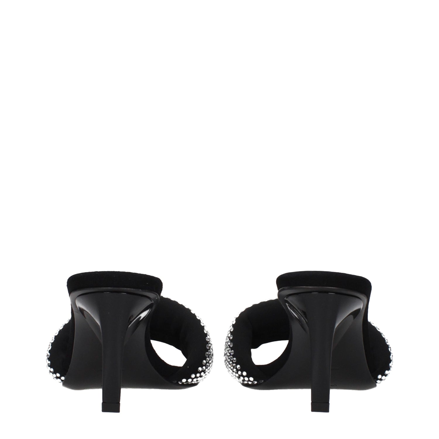 Prada Black Fabric Stiletto Heel Sandals