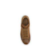Alexander McQueen Brown Calf Leather Bos Taurus Chunky Sneakers