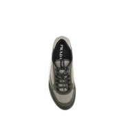 Prada Bicolor Polyester Athletic Sneakers