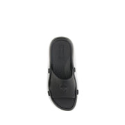 Versace Black Rubber Sandals