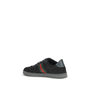 Gucci Black Fabric Athletic Sneakers