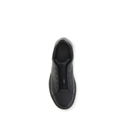 Fendi Black Calf Leather Bos Taurus Sneakers