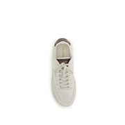 Axel Arigato White Calf Leather Bos Taurus Athletic Sneakers