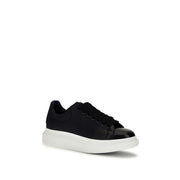 Alexander McQueen Blue Calf Leather Bos Taurus Chunky Sneakers