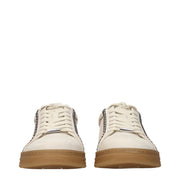 Jimmy Choo Beige Leather Sneakers
